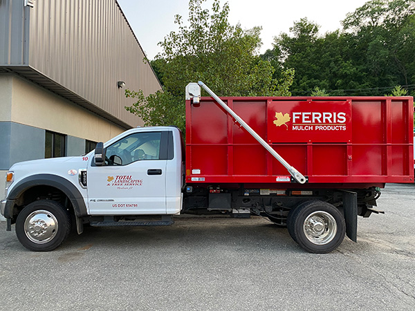 Residential Mulch Delivery Truck